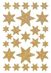 Naklejki gwiazdki złote
