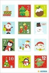 Naklejki kalendarz adwentowy
