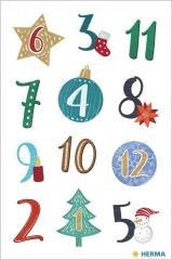 Naklejki kalendarz adwentowy