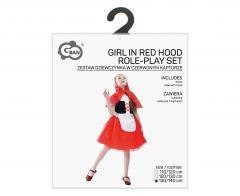 Strój dla dzieci Dziewczynka w czerwonym.. 130/140