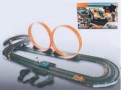 Tor samochodowy z dwoma pętlami auta x2