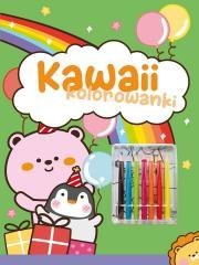 Kawaii kolorowanki zielona