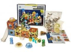 Klocki magnetyczne ze światłem