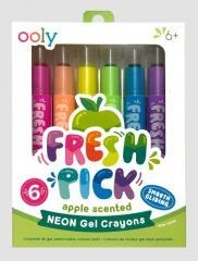 Kredki Żelowe Neonowe Pachnące 6szt