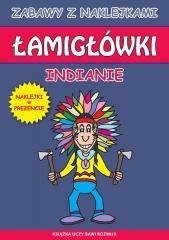 Łamigłówki. Indianie. Naklejki w prezencie