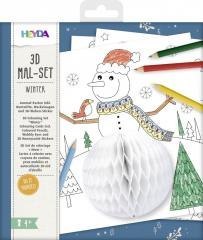 Malowanka 3D - Zima