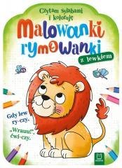 Malowanki rymowanki z lewkiem. Czytam sylabami...