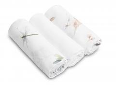 Pielucha muślinowa biała 3szt