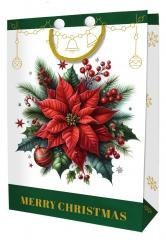 Torebka ozdobna Święta BN Stroik średnia