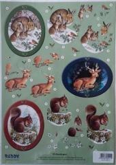 Arkusz do techniki 3D sztancowany 29,7x21cm