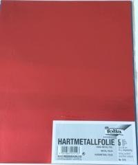 Folia aluminiowa 25x30cm mix 5 arkuszy