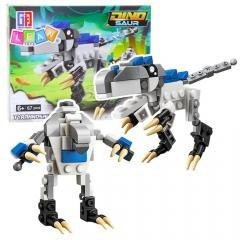 Klocki konstrukcyjne 2w1 Dinozaur 67el