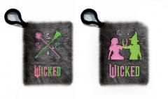 Notes 7x9cm pluszowy z zawieszką Wicked mix