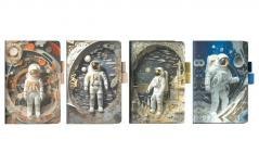 Notes C6 80K z gumką linia Kosmos mix