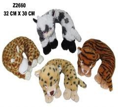 Zagłówek zwierzęta 30x32cm MIX