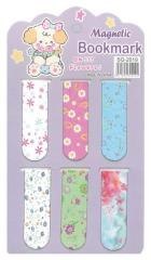 Zakładka do książek magnetyczna Kwiaty