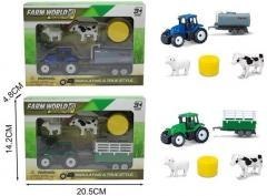Zestaw farma traktor z akcesoriami MIX