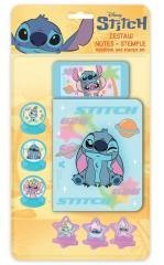 Zestaw stemple + notes + tusz Stitch