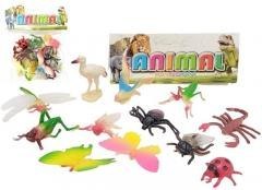 Zwierzęta insekty - zestaw 12szt