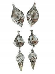 Bombki na choinkę 6szt Szyszki