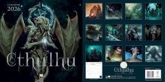 Kalendarz 2026 ścienny kwadrat Cthulhu