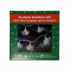 Kurtyna świetlna LED zimnobiały 5,9m