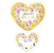 Laurka dwustronna Serce Babcia - Magiczne kwiaty