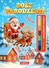 Modułowa kredka. Boże Narodzenie z naklejkami