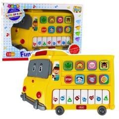 Pianinko edukacyjne Autobus żółty