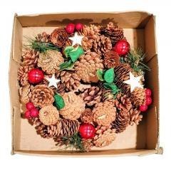 Stroik wieniec bożonarodzeniowy