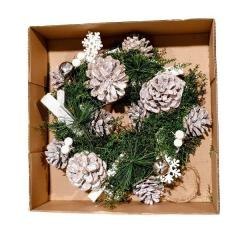 Stroik wieniec bożonarodzeniowy