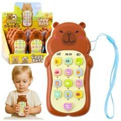 Telefon interaktywny Kapibara brązowy