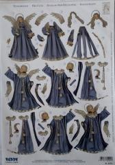 Arkusz do techniki 3D sztancowany 29,7x 21cm