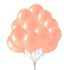 Balon różowy metalizowany 30cm 30cm 5szt