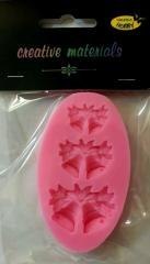 Forma silikonowa 5x8,5cm Ostrokrzew