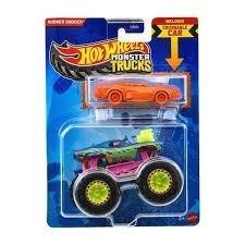 Hot Wheels Monster Trucks Pojazd 1:64 + Autko