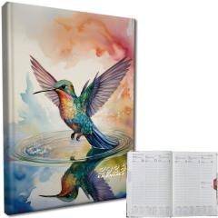 Kalendarz 2026 A5 tygodniowy rozkładówka Koliber