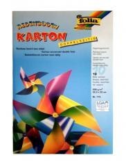 Karton tęczowy 200g gładki 10 arkuszy