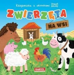 Książeczka z okienkami. Zwierzęta na wsi