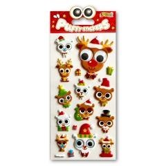 Naklejki puffy Christmas Animals