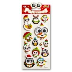 Naklejki puffy Christmas Animals