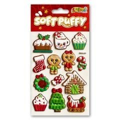 Naklejki puffy Christmas Cookie