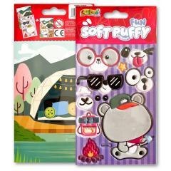 Naklejki puffy Fun with Bear