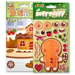 Naklejki puffy Fun with Gingerbread