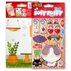 Naklejki puffy Fun with Kitty