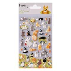 Naklejki wypukłe Zajączki