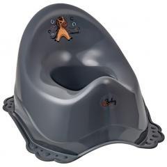 Nocnik Konik Minimal stalowy szary