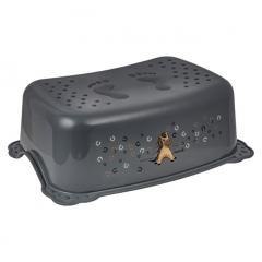 Podnóżek Konik Minimal stalowy szary