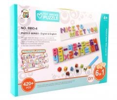 Puzzle klocki edukacyjne układanka