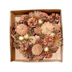 Stroik wieniec bożonarodzeniowy